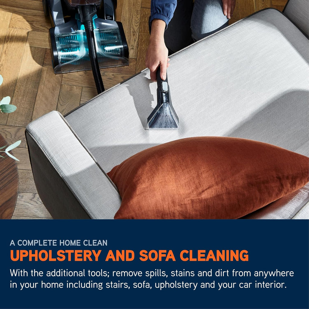 Vax Platinum SmartWash Pet-Design Carpet Cleaner 1200W SpinScrub Upright Washer CDCW-SWXP