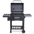 CosmoGrill Outdoor XL Smoker Barbecue Charcoal Portable BBQ Grill Camping Garden
