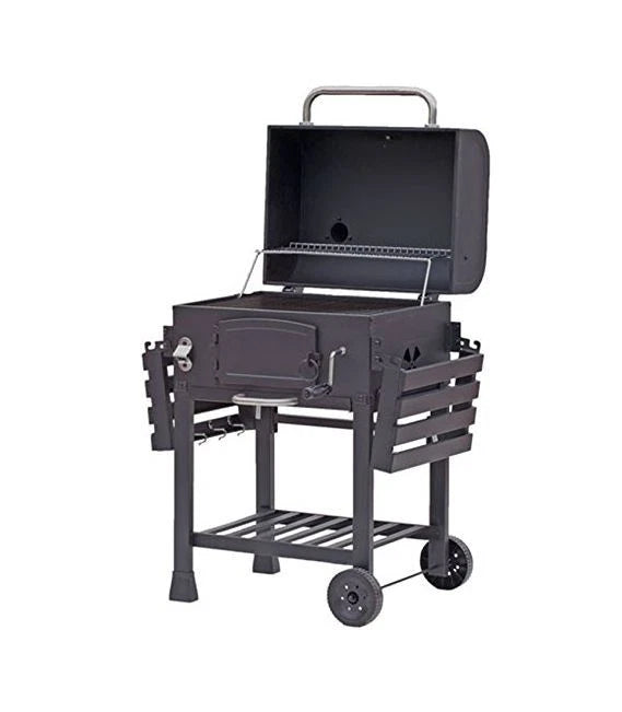 CosmoGrill Outdoor XL Smoker Barbecue Charcoal Portable BBQ Grill Camping Garden